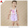 JannyBB design flower printed baby bubble romper